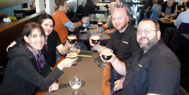 Drinking Westies at In De Vrede Cafe in Westvleteren is a Highlight of our Beer Trips