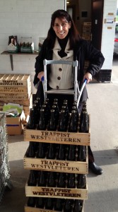 Ruth picking up some Westvleteren 12's