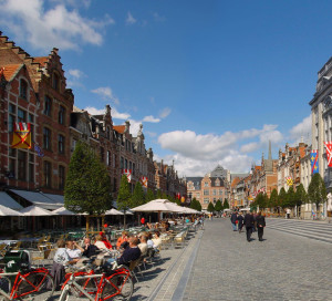 Visit Oude Markt in Leuven on our Beer Tour