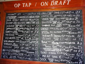 Arendsnest the What's on Tap Board