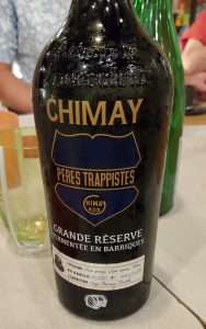 La Mere Germaine Dinner with Barrel aged Chimay Blue at a Michelin Starred Beer vs Wine Dinner