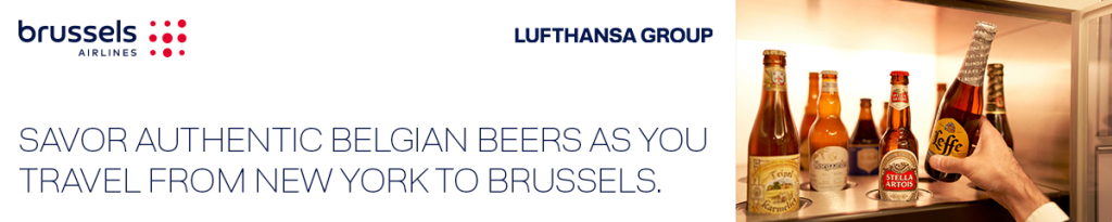 Brussels Airlines -Boasting the largest beer cellar in the sky,
